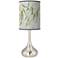 Eucalyptus Giclee Droplet Table Lamp