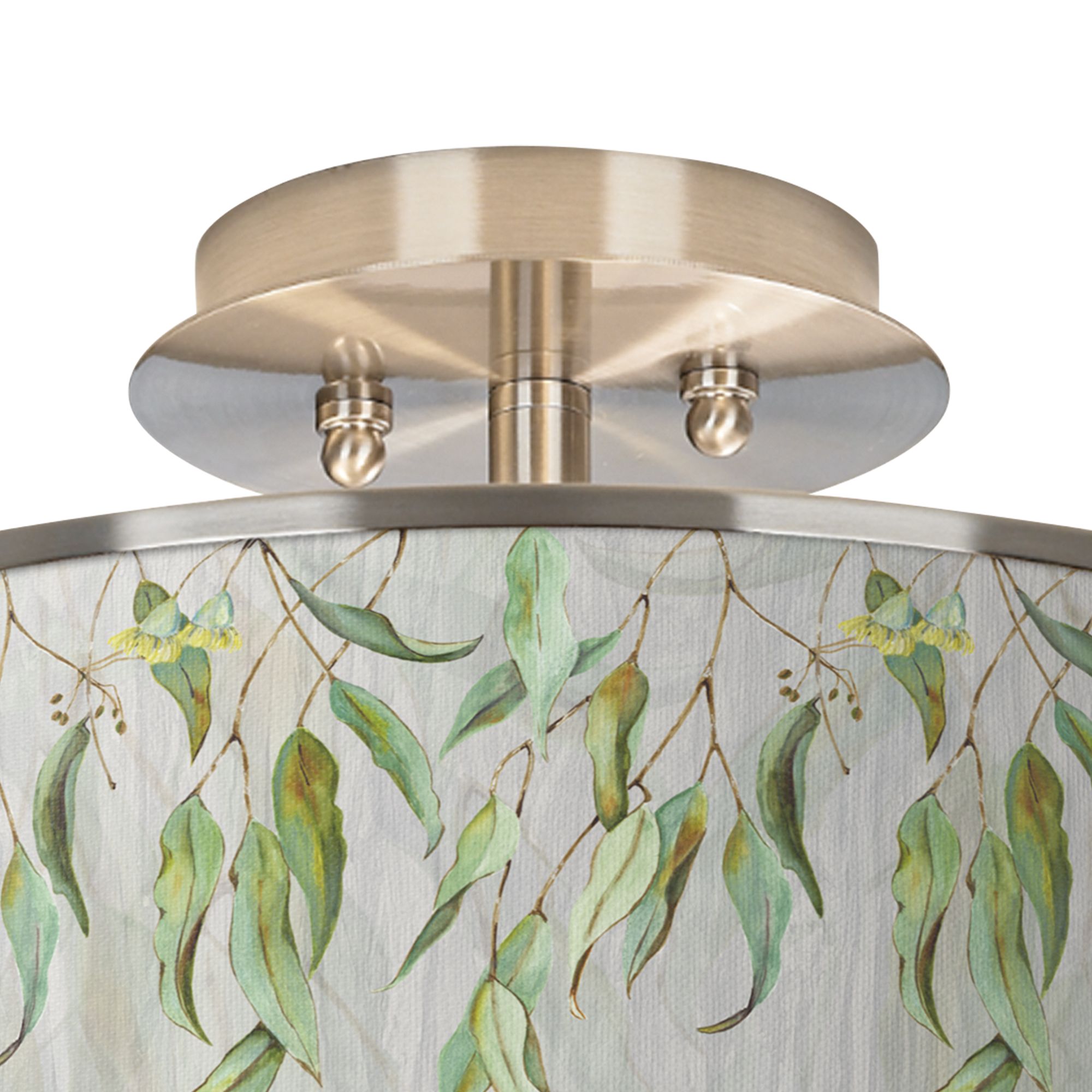 Image 2 Eucalyptus Giclee Glow 14" Wide Ceiling Light more views