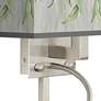 Eucalyptus Giclee Glow LED Reading Light Plug-In Sconce