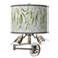 Eucalyptus Giclee Plug-In Swing Arm Wall Lamp