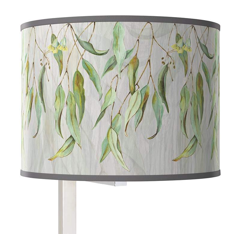 Image 2 Eucalyptus Glass Inset Table Lamp more views