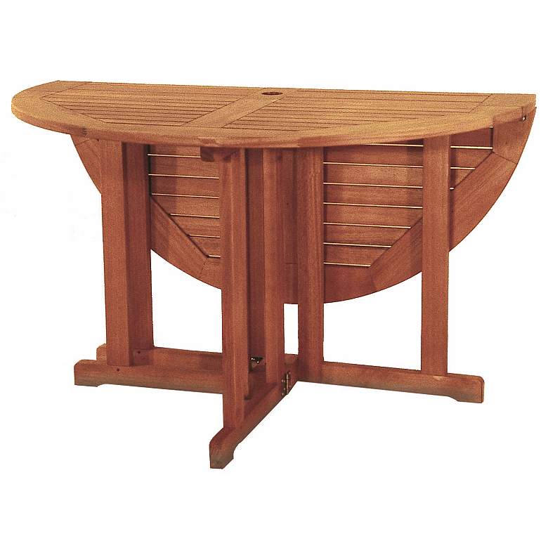 Image 1 Eucalyptus Outdoor Folding Table