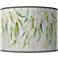 Eucalyptus White Giclee Round Drum Lamp Shade 15.5x15.5x11 (Spider)