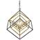 Euclid 29 1/2" Wide Olde Brass and Bronze 4-Light Chandelier
