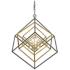Euclid 29 1/2" Wide Olde Brass and Bronze 4-Light Chandelier