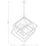 Euclid 41 1/2" Wide Matte Black 10-Light Chandelier in scene