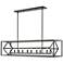 Euclid by Z-Lite Matte Black 10 Light Island Pendant