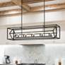 1_Euclid by Z-Lite Matte Black 10 Light Island Pendant
