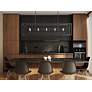 3_Euclid by Z-Lite Matte Black 10 Light Island Pendant more views
