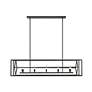 6_Euclid by Z-Lite Matte Black 10 Light Island Pendant more views