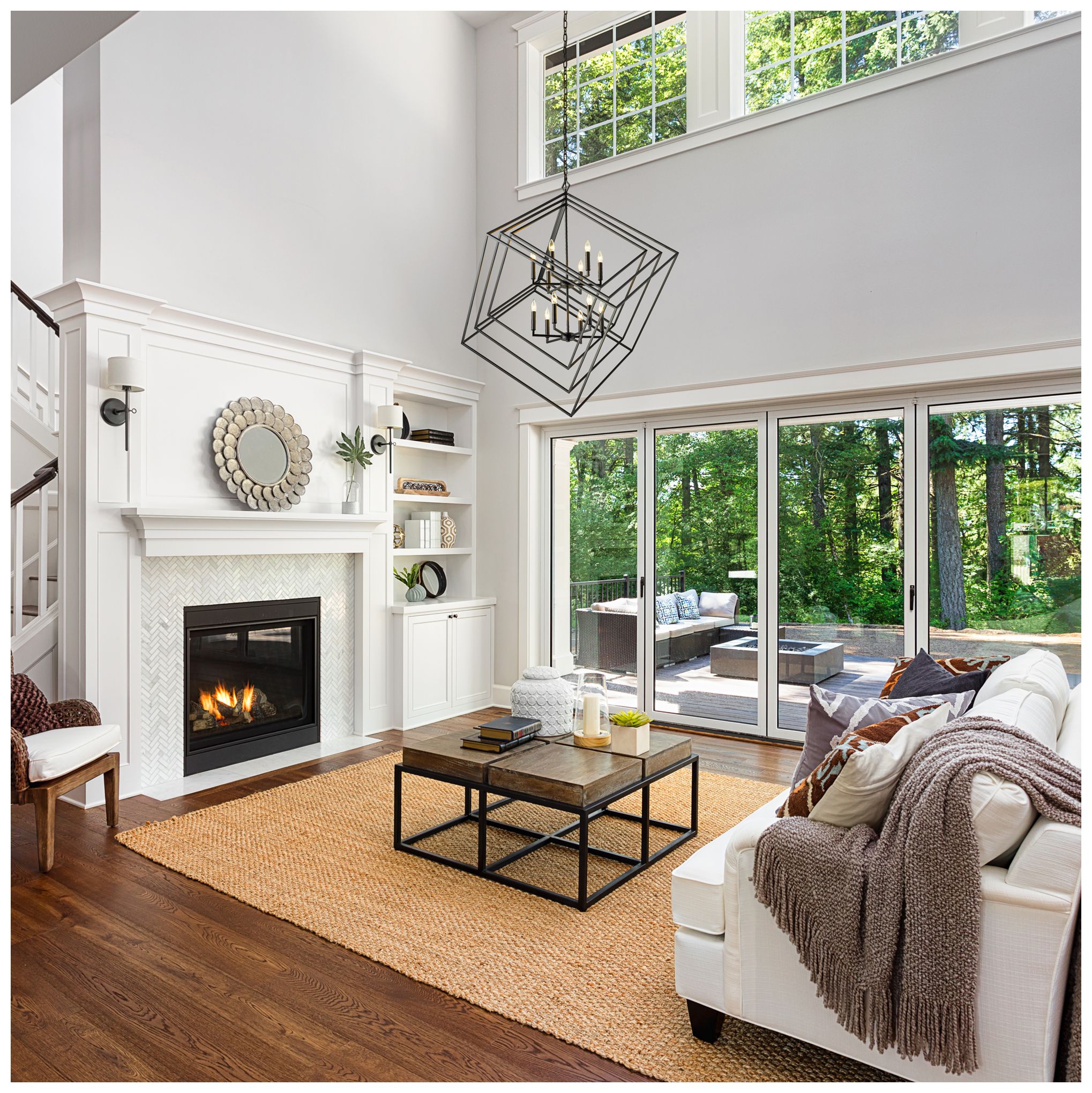 Image 3 Euclid by Z-Lite Matte Black 47.5 inch 12 Light Chandelier more views