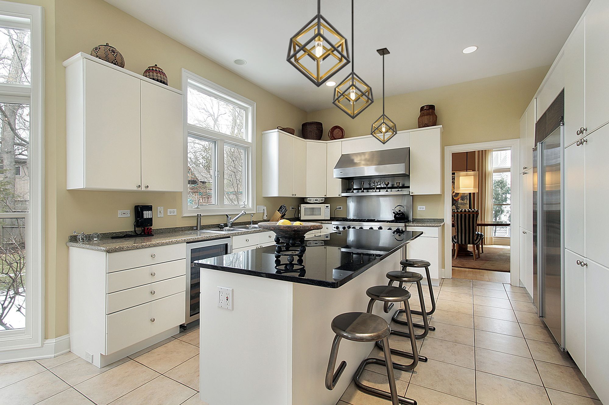 Image 3 Euclid by Z-Lite Olde Brass + Bronze 12 inch 1 Light Mini Pendant more views