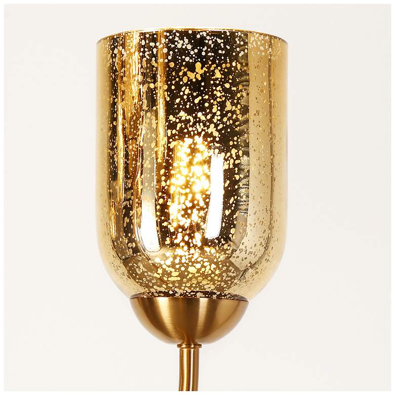 Image 4 Euniecstasy 8-Light Brass Glass Chandelier more views