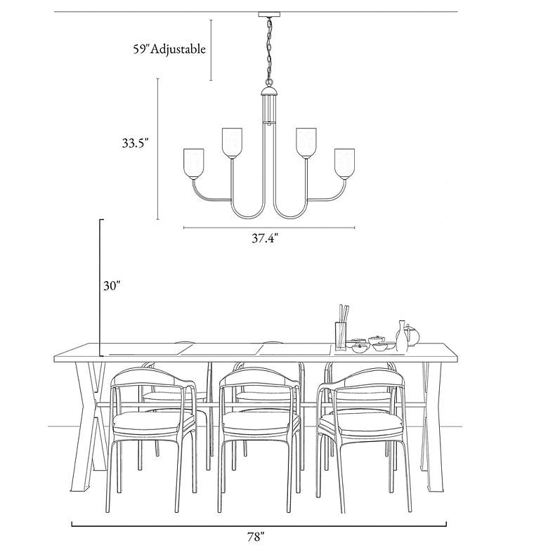 Image 6 Euniecstasy 8-Light Brass Glass Chandelier more views
