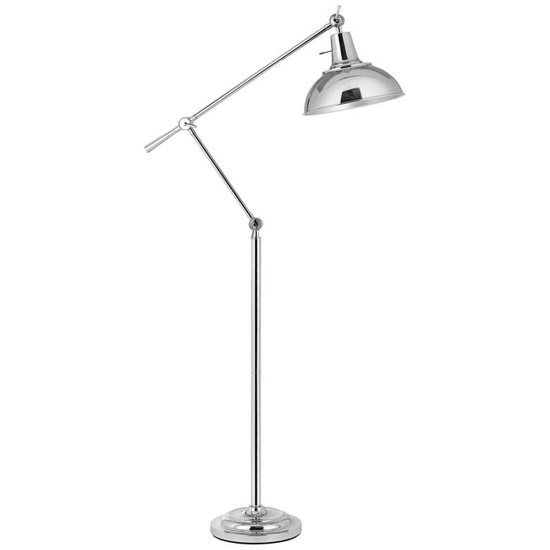 Image 1 Eupen Polished Chrome Adjustable Linear Floor Lamp