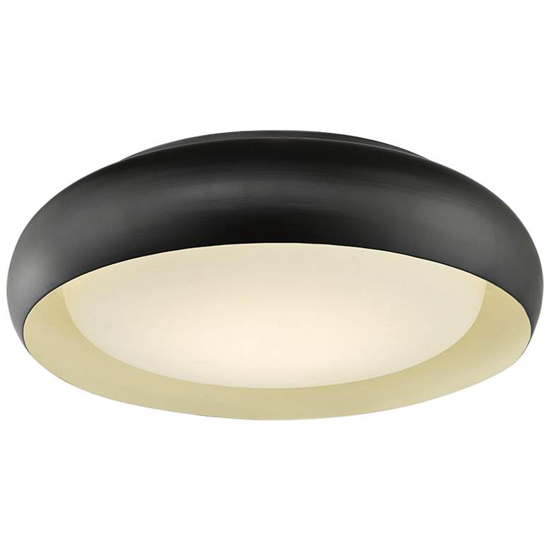 Image 2 Euphoria 15" Wide Bronze Modern LED Ceiling Light