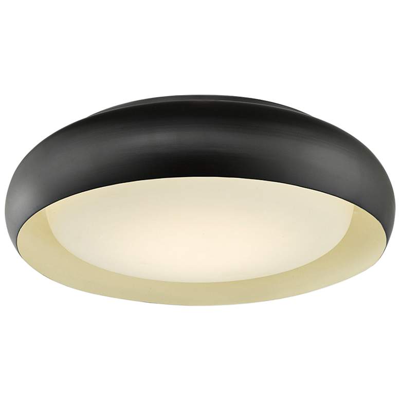 Image 2 Euphoria 15 inch Wide Bronze Modern LED Ceiling Light