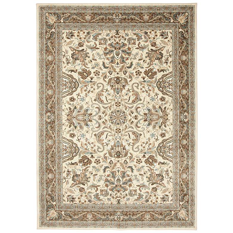 Image 1 Euphoria 90262 5&#39;3 inchx7&#39;10 inch Newbridge Sand Stone Area Rug