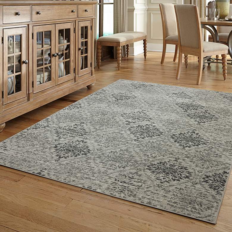 Image 1 Euphoria 90265 5'3"x7'10" Wexford Sand Stone Area Rug