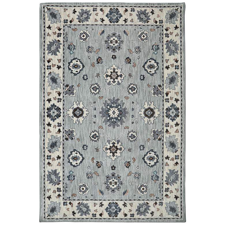 Image 1 Euphoria 90644 5'3"x7'10" Kirkwall Willow Gray Area Rug