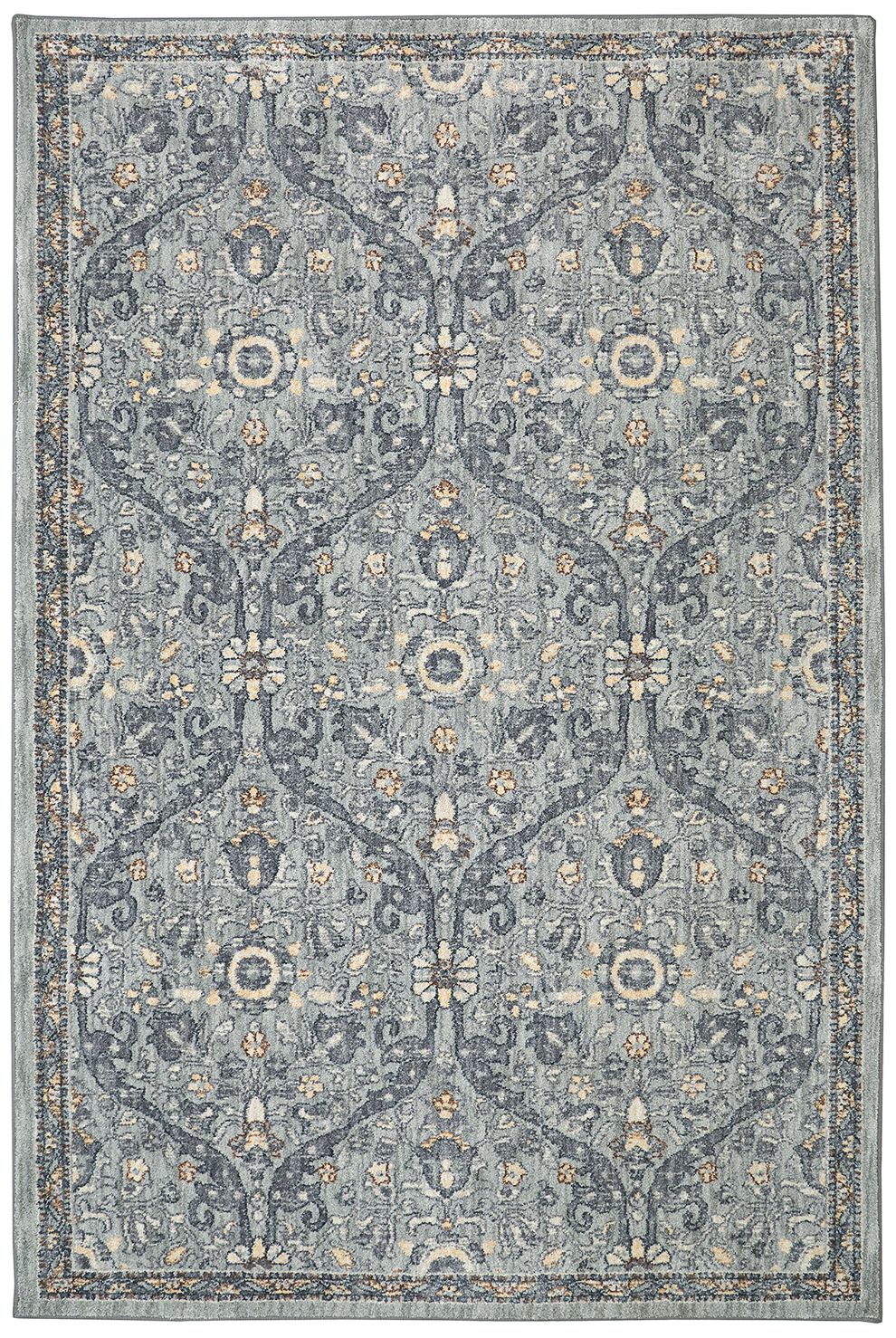 Euphoria 90647 Galway Willow Gray Area Rug 31F93 Lamps Plus
