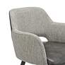 3_Euro Style Desi 25 1/2" Modern Gray Fabric Swivel Counter Height Stool more views