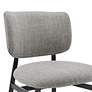2_Euro Style Felipe 26 1/2" Gray Linen Fabric Counter Height Stool more views