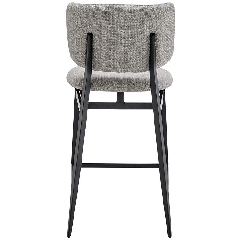 Image 7 Euro Style Felipe 26 1/2" Gray Linen Fabric Counter Height Stool more views