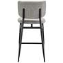 7_Euro Style Felipe 26 1/2" Gray Linen Fabric Counter Height Stool more views