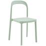 1_Euro Style Lance 18 1/2" Wide Mint Green Outdoor Stackable Side Chair
