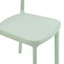 2_Euro Style Lance 18 1/2" Wide Mint Green Outdoor Stackable Side Chair more views