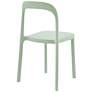 7_Euro Style Lance 18 1/2" Wide Mint Green Outdoor Stackable Side Chair more views