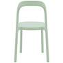 Euro Style Lance 18 1/2" Wide Mint Green Outdoor Stackable Side Chair