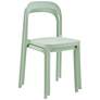 Euro Style Lance 18 1/2" Wide Mint Green Outdoor Stackable Side Chair