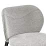 2_Euro Style Markus 26" Light Gray Fabric Counter Height Stool more views