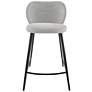 6_Euro Style Markus 26" Light Gray Fabric Counter Height Stool more views