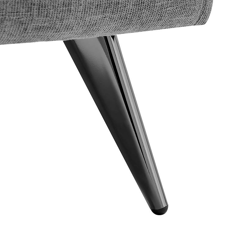 Image 5 Euro Style Selene 28 1/4" Wide Gray Fabric Modern Lounge Chair more views