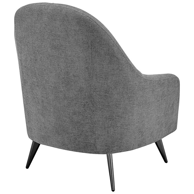 Image 7 Euro Style Selene 28 1/4" Wide Gray Fabric Modern Lounge Chair more views