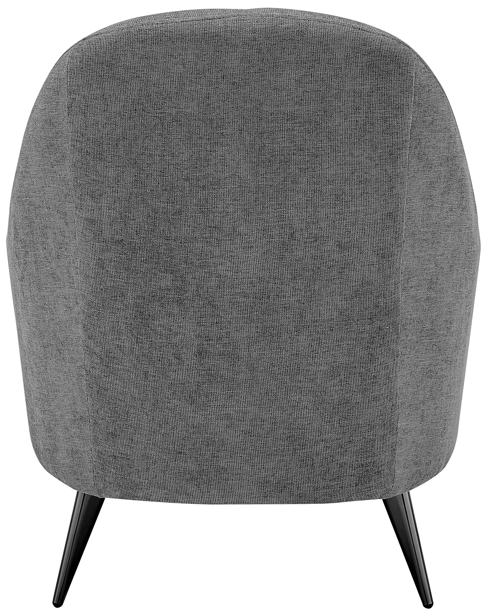 Euro Style Selene 28 1/4" Wide Gray Fabric Modern Lounge Chair