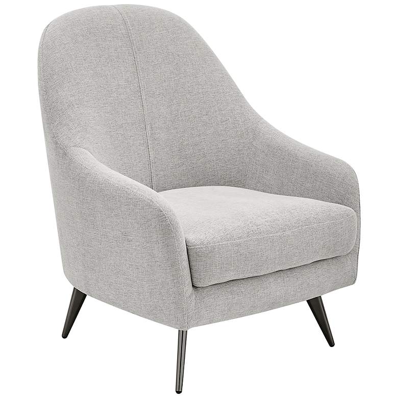 Image 1 Euro Style Selene 28 1/4" Wide Modern Taupe Fabric Lounge Chair
