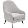 1_Euro Style Selene 28 1/4" Wide Modern Taupe Fabric Lounge Chair