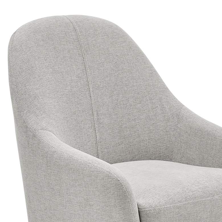 Image 3 Euro Style Selene 28 1/4" Wide Modern Taupe Fabric Lounge Chair more views
