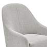 3_Euro Style Selene 28 1/4" Wide Modern Taupe Fabric Lounge Chair more views