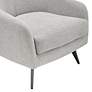 4_Euro Style Selene 28 1/4" Wide Modern Taupe Fabric Lounge Chair more views