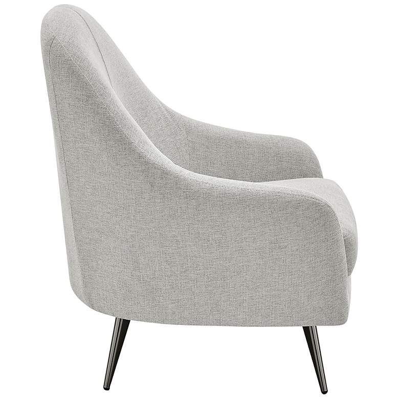 Image 5 Euro Style Selene 28 1/4" Wide Modern Taupe Fabric Lounge Chair more views