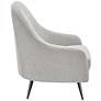 5_Euro Style Selene 28 1/4" Wide Modern Taupe Fabric Lounge Chair more views
