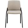 Thumbnail2 of Euro Style Vilante 20 3/4" Wide Light Gray Leather Side Chair more views
