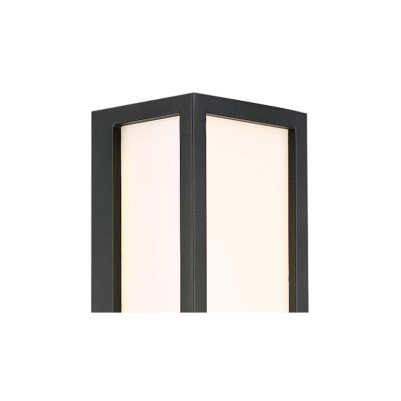 Image 2 Eurofase 10" High Rectangular Modern LED Outdoor Wall Light more views