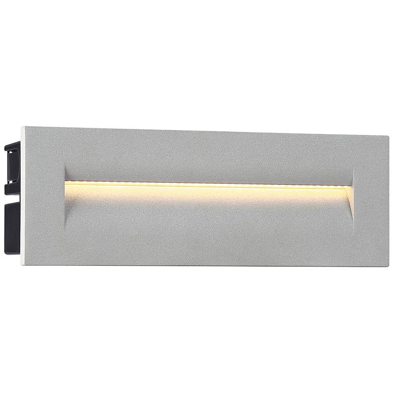 Image 1 Eurofase 10"W Marine Gray LED In-Wall Recessed Step Light