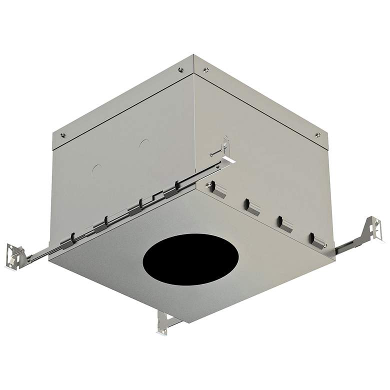 Image 1 Eurofase 11 inch Wide Metal IC-Rated Box for 3 inch Round Recessed